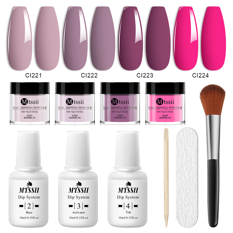 Dip Powder Nail - 10PCS/Set Dip Nails Powder Kit 10ml