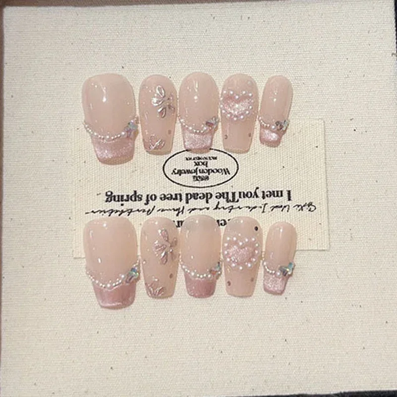 Nail Art Eye Cat - 10pcs Cute Handmade Cat Eye Powder