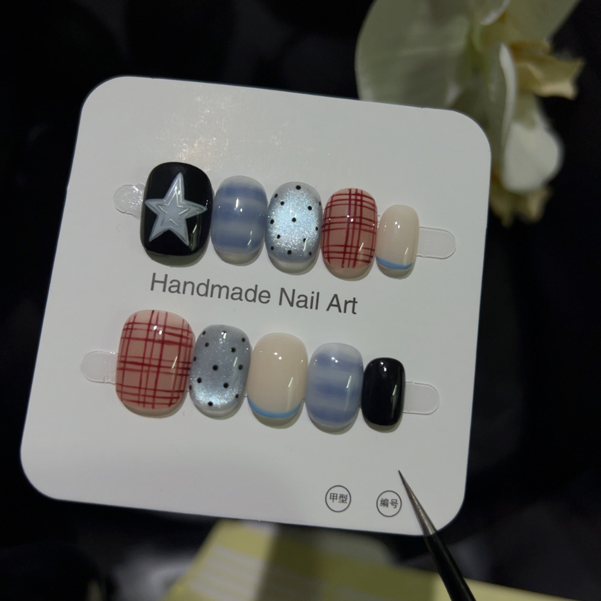 10PCS Glitter Cat Eye Short Sq - Nail Art Eye Cat review and price
