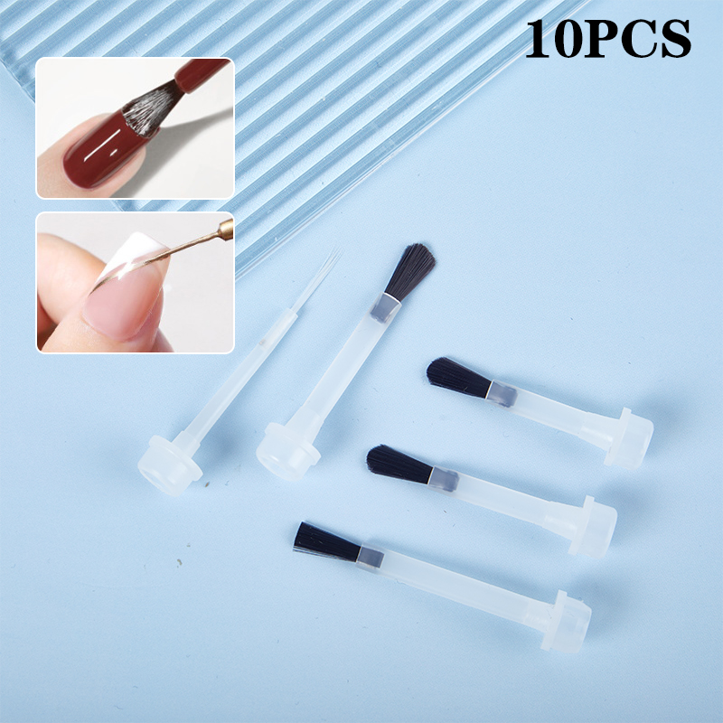 Disposable Nail Brush 10Pcs/Bo - Dip Powder Nail review and price