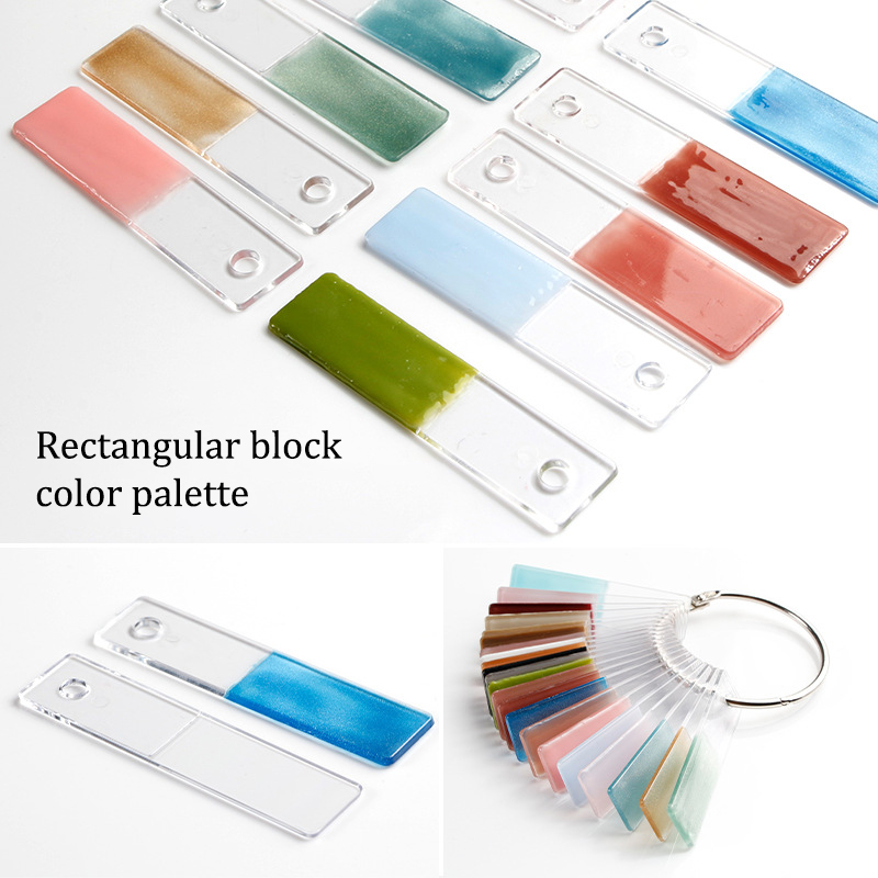 Rectangle Fake Nail Art Displa - Nail Art Navy review and price