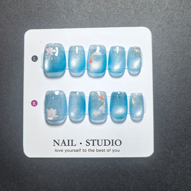 Cat Eye Press on Nails 10Pcs,  - Nail Art Eye Cat review and price