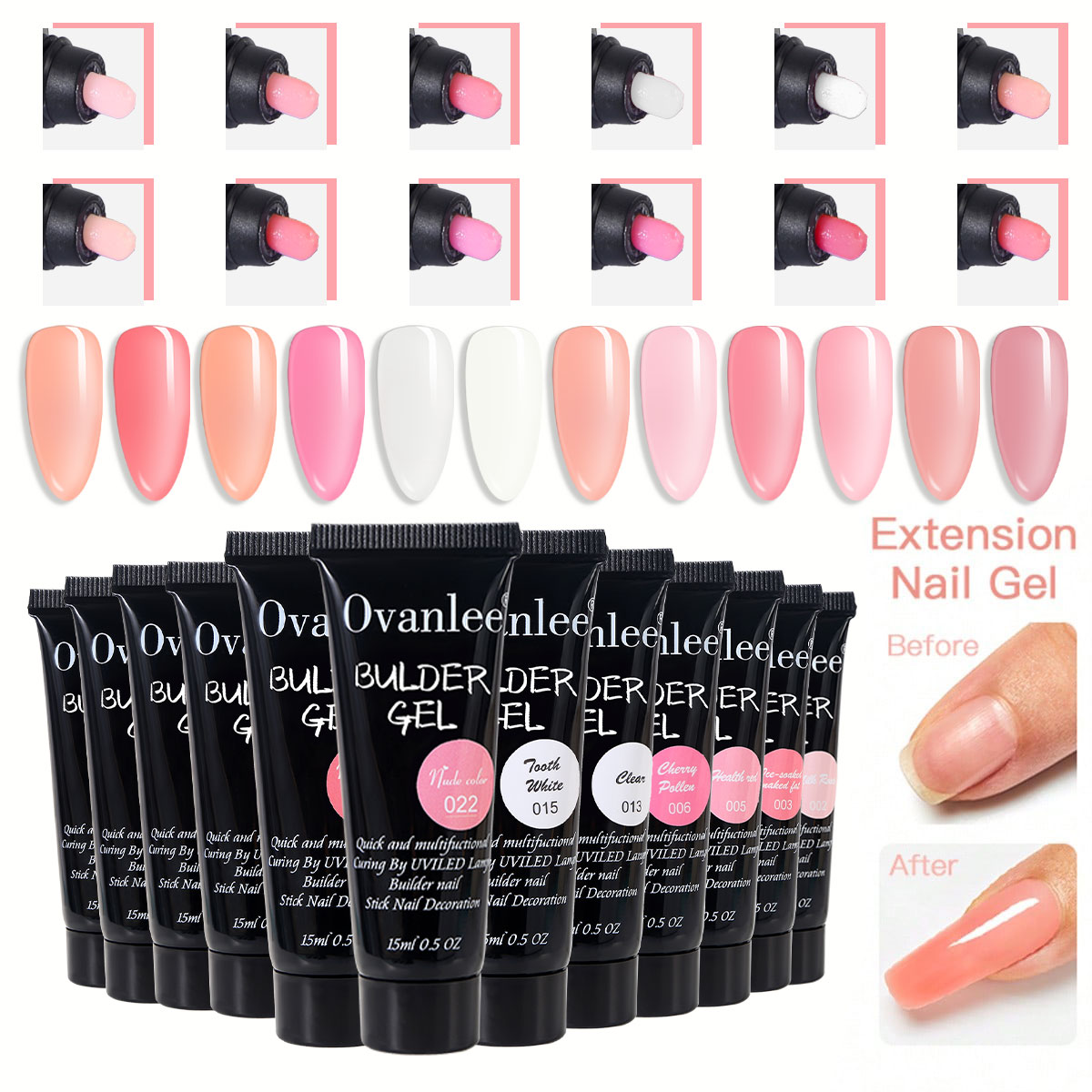 Ovanlee 18-Piece Nail Builder  - Nail Extension Form review and price