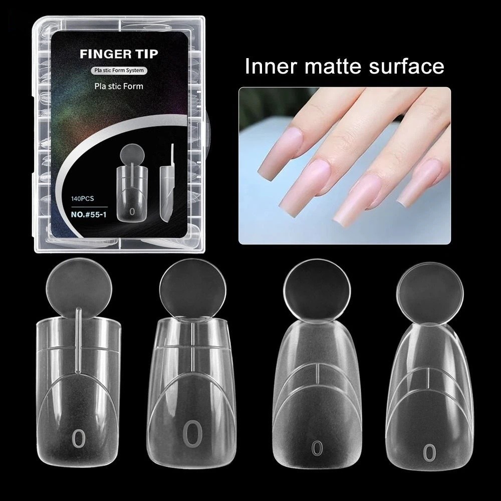 140PCS Matte Surface French Na - Nail Extension Form review and price