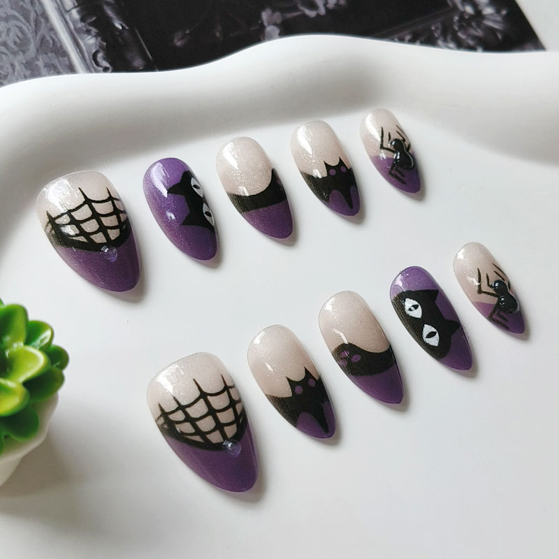 10Pcs Women Halloween Party Th - Nail Art Eye Cat review and price