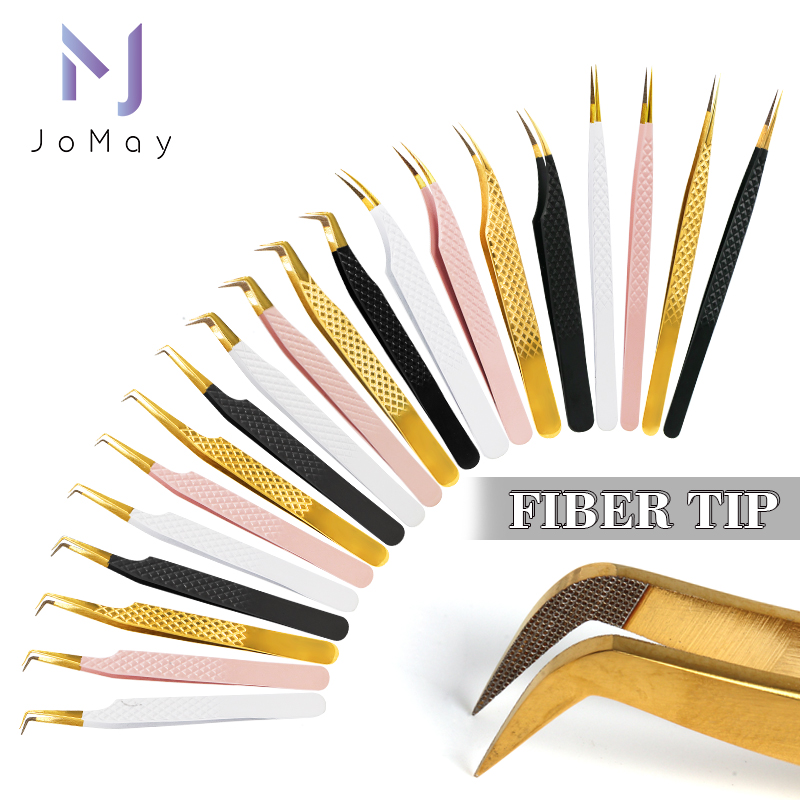 1pc Fiber Tip Tweezers Stainle - Nail Extension Form review and price