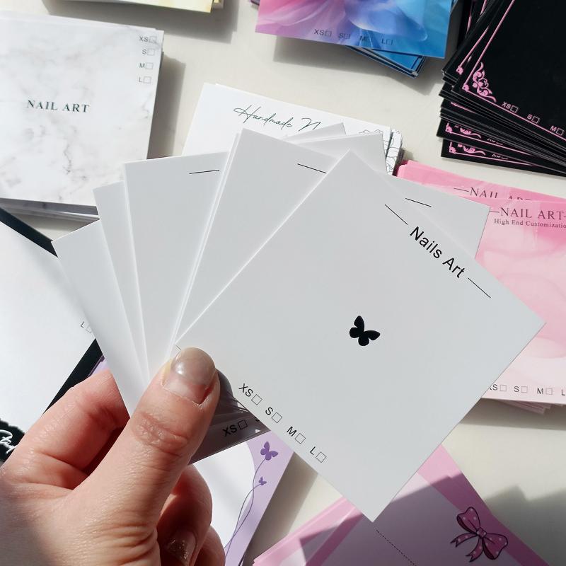 ●20 Sheets Press On Nail Botto - Nail Art Navy review and price