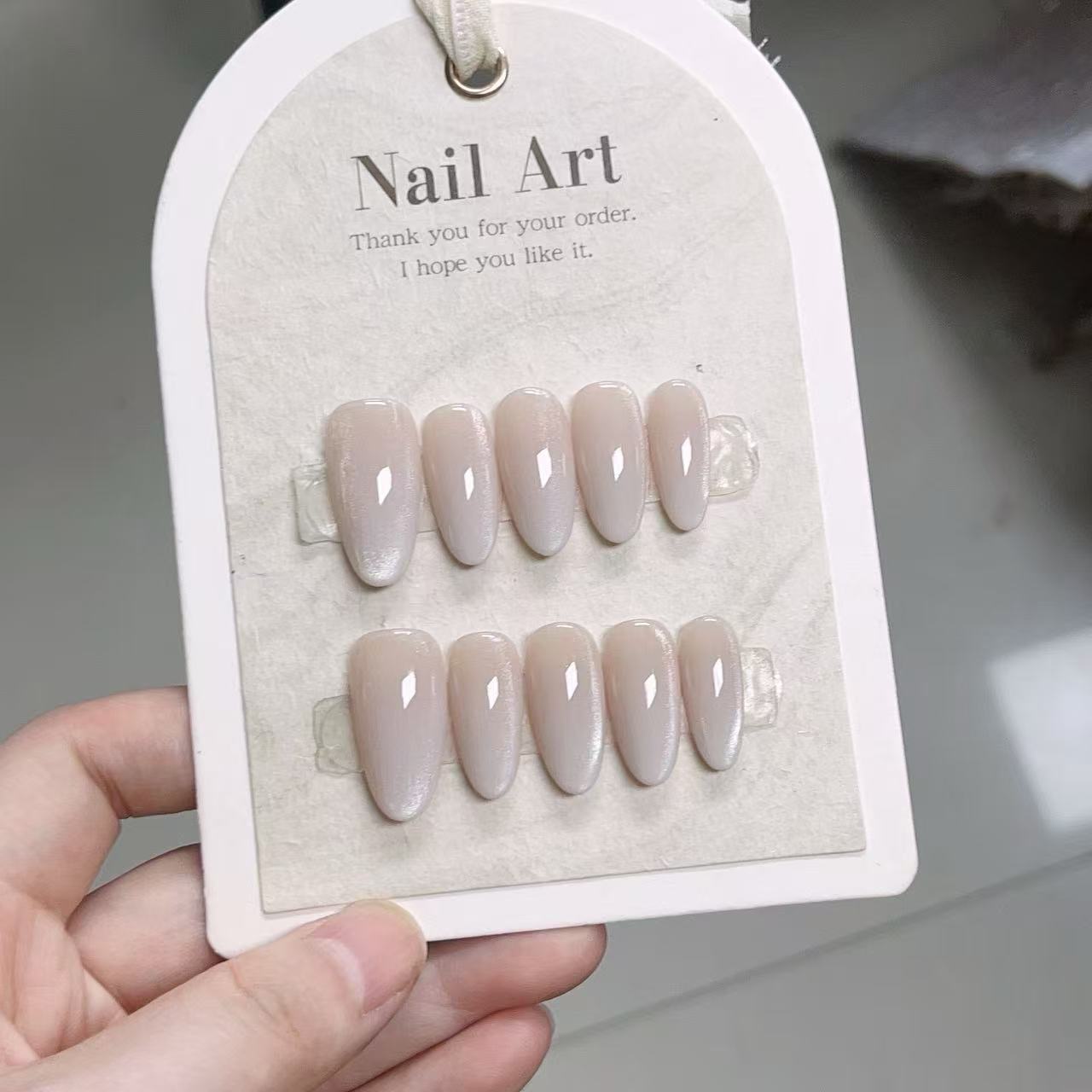 10pcs Solid Color Handmade Pre - Nail Art Eye Cat review and price