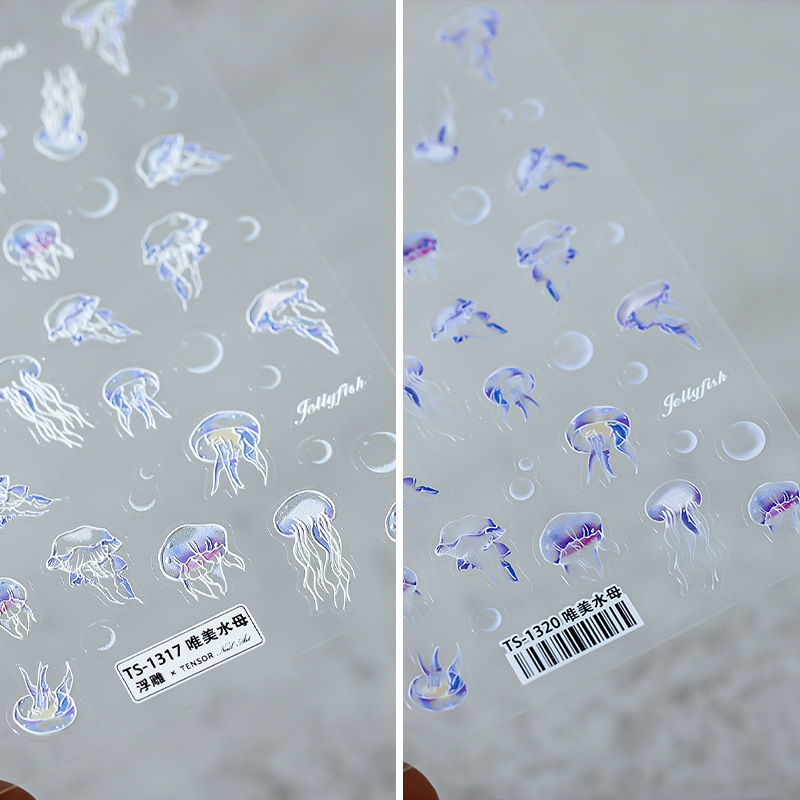 1 Sheet 5D Realistic Relief Si - Nail Art Natural Simple review and price
