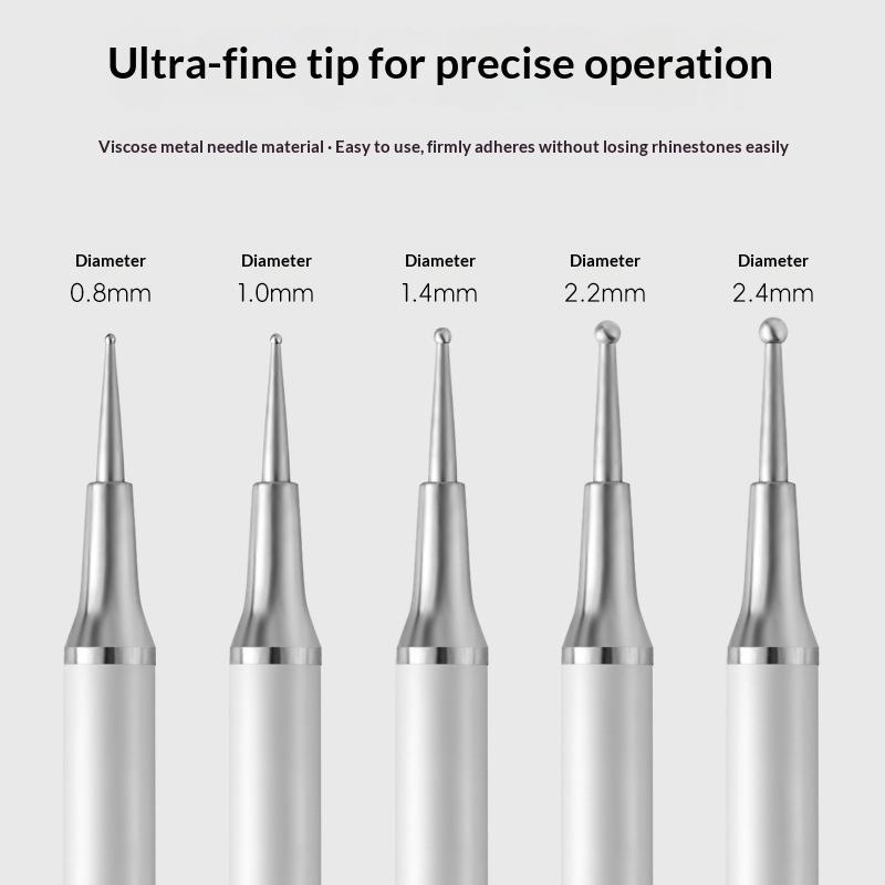 5Pcs Acrylic Handle Crystal St - Nail Art Dotting Tool review and price