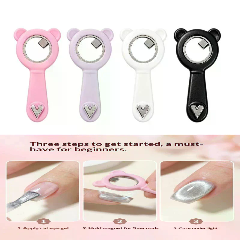 1Pcs Portable 2 In 1 Cute Bear - Nail Art Eye Cat review and price
