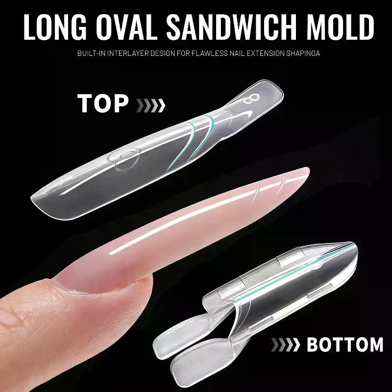 Sandwich Dual Nail Forms 120pc - Nail Extension Form review and price