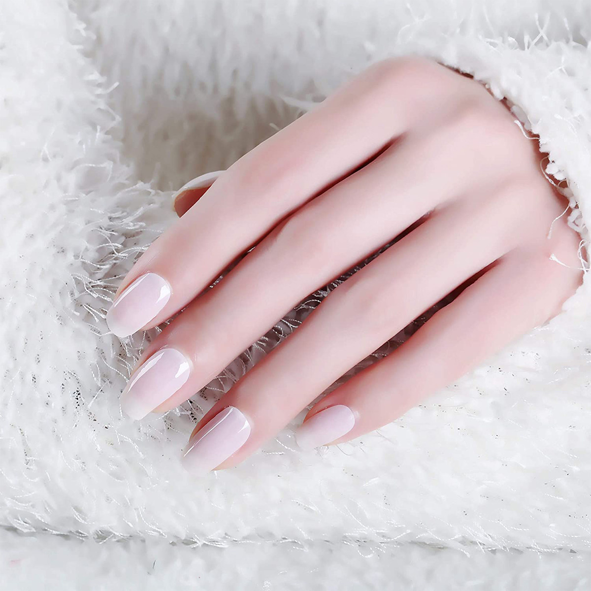 600Pcs False Nails Natural Col - Nail Art Natural Simple review and price
