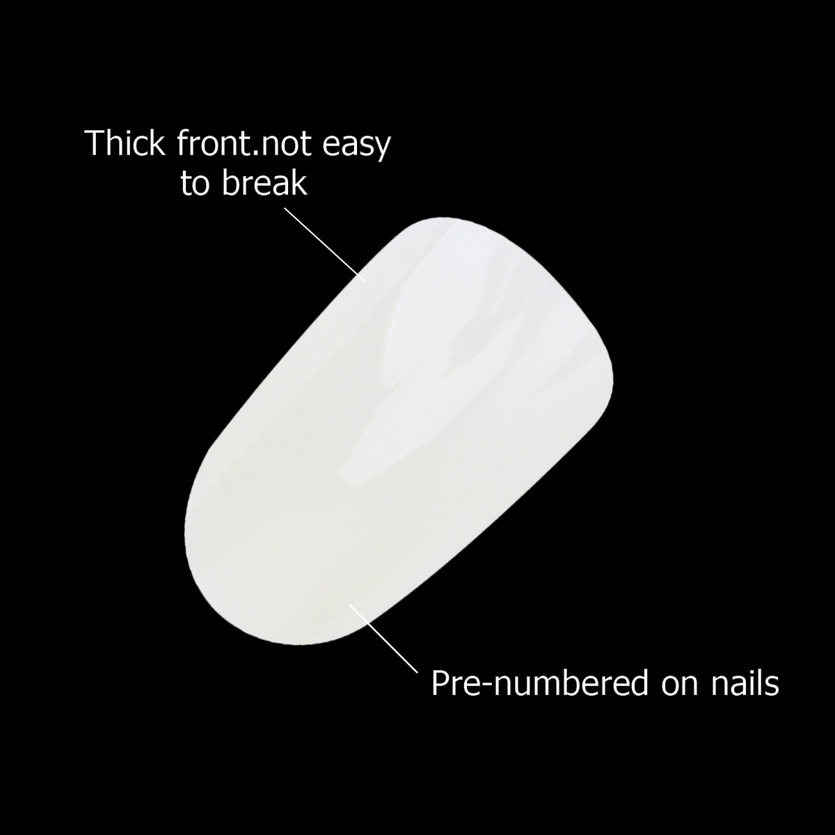 600Pcs False Nails Natural Col - Nail Art Natural Simple review and price