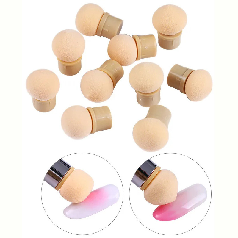 Round Sharp Head Sponge Heads  - Dip Powder Nail review and price