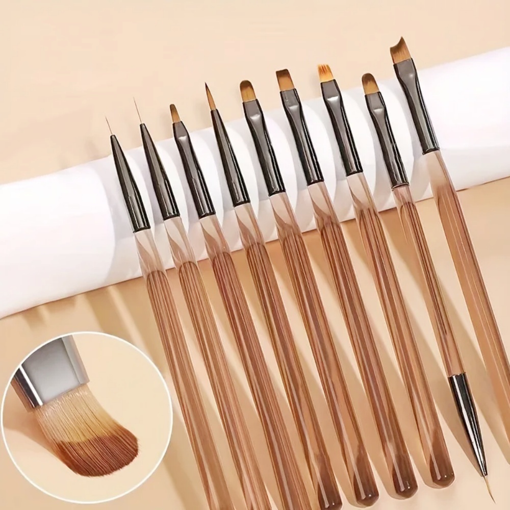 9PCS Nail Brush for Nail Art D - Nail Art Navy review and price