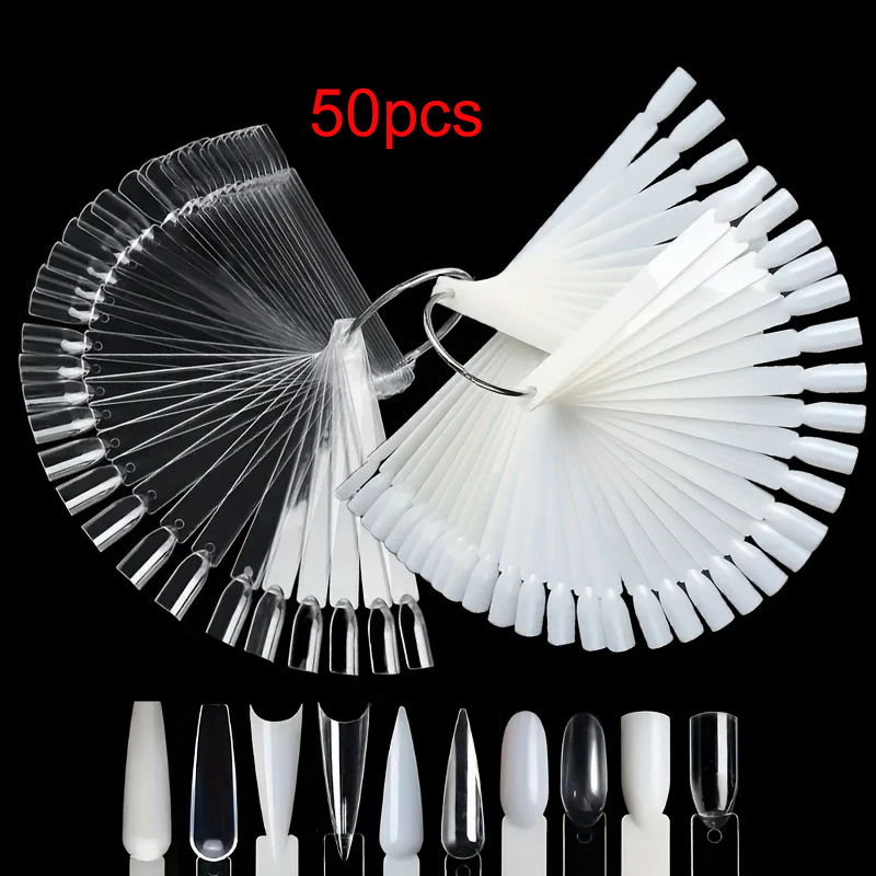 50 Nail Sample Sticks with Rin - Nail Art Navy review and price