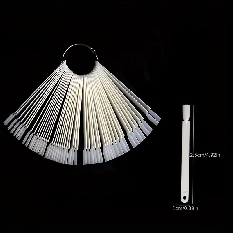 50 Nail Sample Sticks with Rin - Nail Art Navy review and price