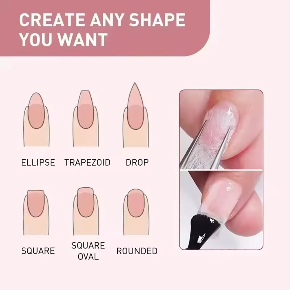 50Pcs Durable Non-woven Silk F - Nail Extension Form review and price