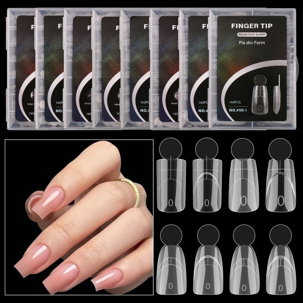 140PCS Matte Surface French Na - Nail Extension Form review and price
