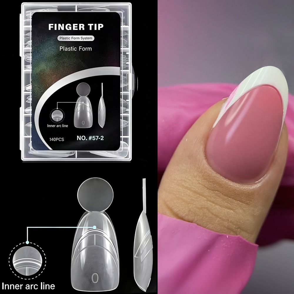140PCS Matte Surface French Na - Nail Extension Form review and price