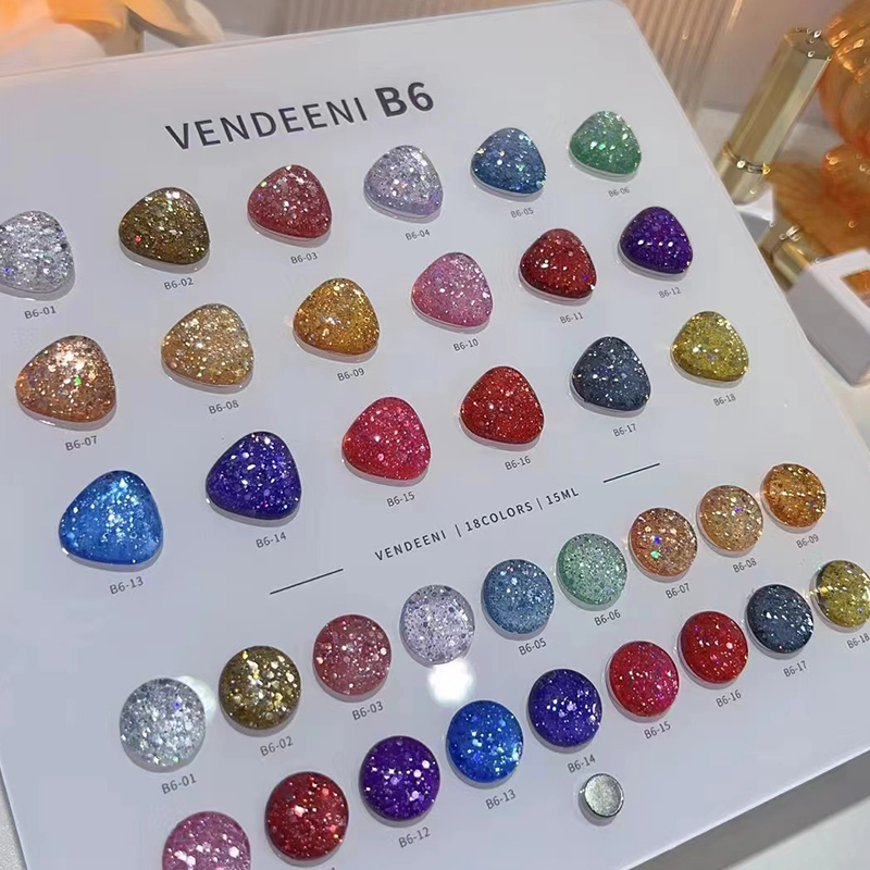 VENDEENI 18 Colors 12 Color Gl - Nail Art Eye Cat review and price