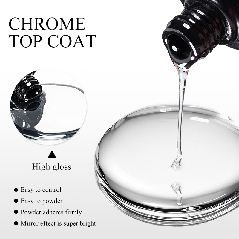 7ML Chrome Top Coat For Mirror - Dip Powder Nail review and price