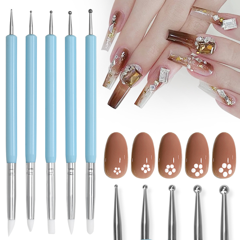 1/3/5/6/pcs/set Nail Art Brush - Nail Art Dotting Tool review and price